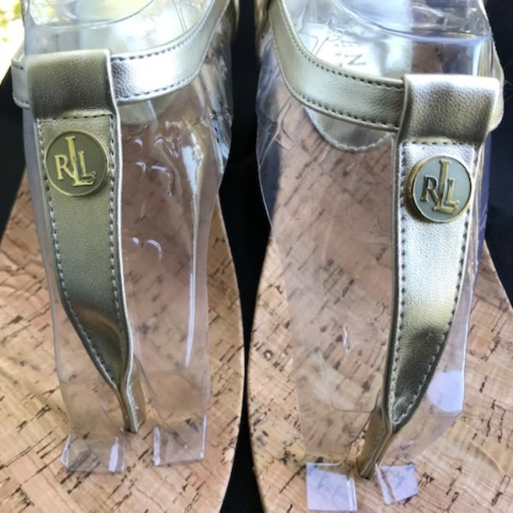 ❤️NWOT- LAUREN RL ROSALIA Wedge Heel Thong